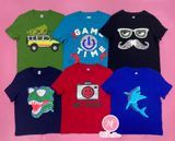  (Size S) Áo thun G4P xanh skate bé trai 