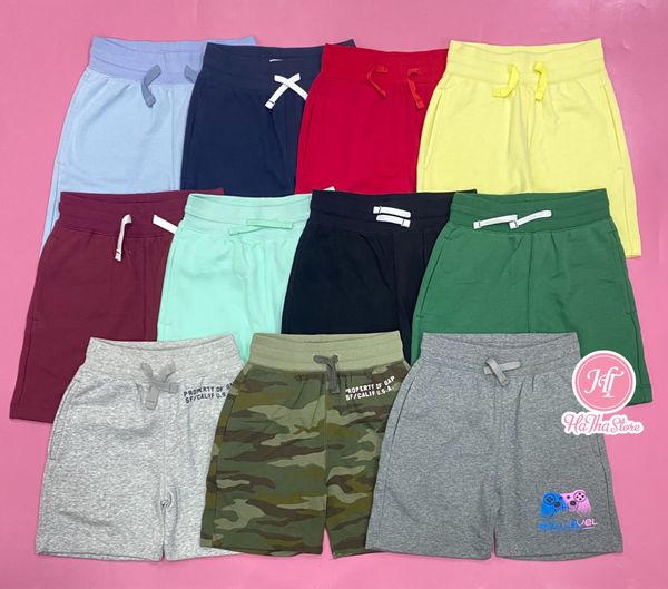  (Size 12y) Quần short thun G4P xanh bé trai 