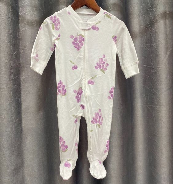  (6M) Body vớ C4RTER trắng nho bé gái 