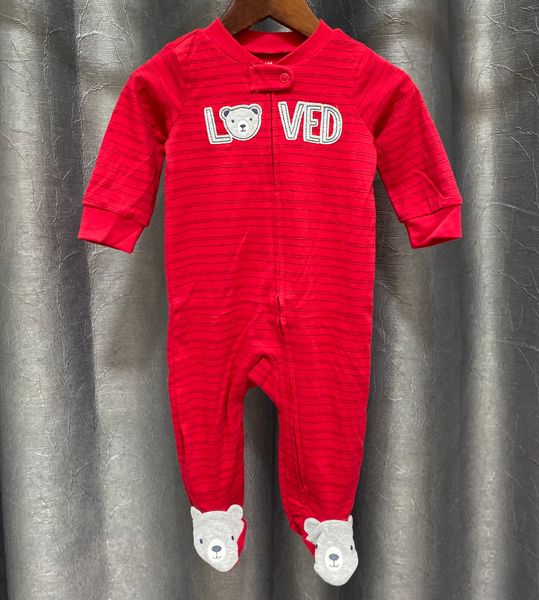  (6M) Body vớ C4RTER đỏ loved bé trai 5-7kg 