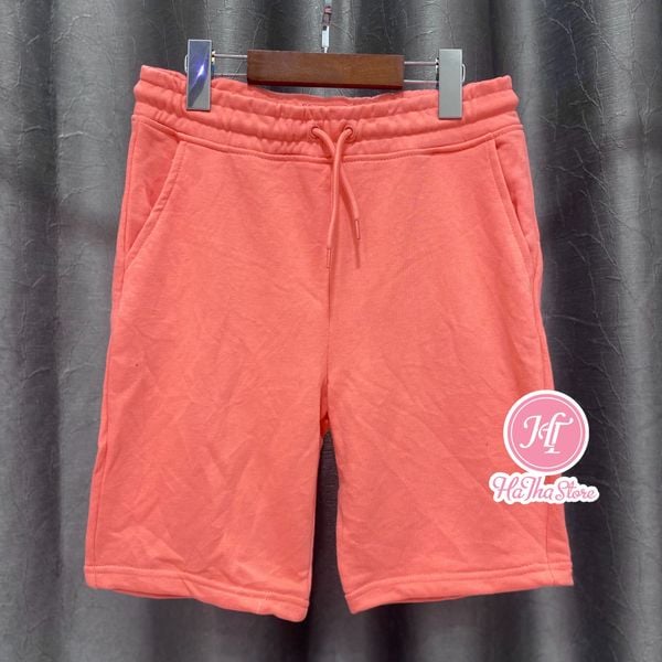  (12Y) Quần short thun Prim4rk hồng cam bé trai 