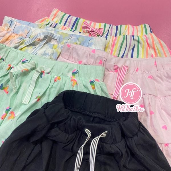  (2Y) Chân váy C4T&J4CK tím loang ngôi sao bé gái 