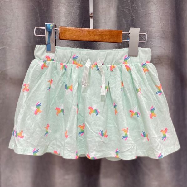  Chân váy C4T&J4CK xanh mint ngựa bé gái 