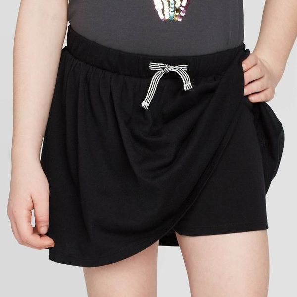  Chân váy C4T&J4CK đen bé gái đại 