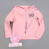  Áo khoác JB hồng nhạt bướm bé gái 