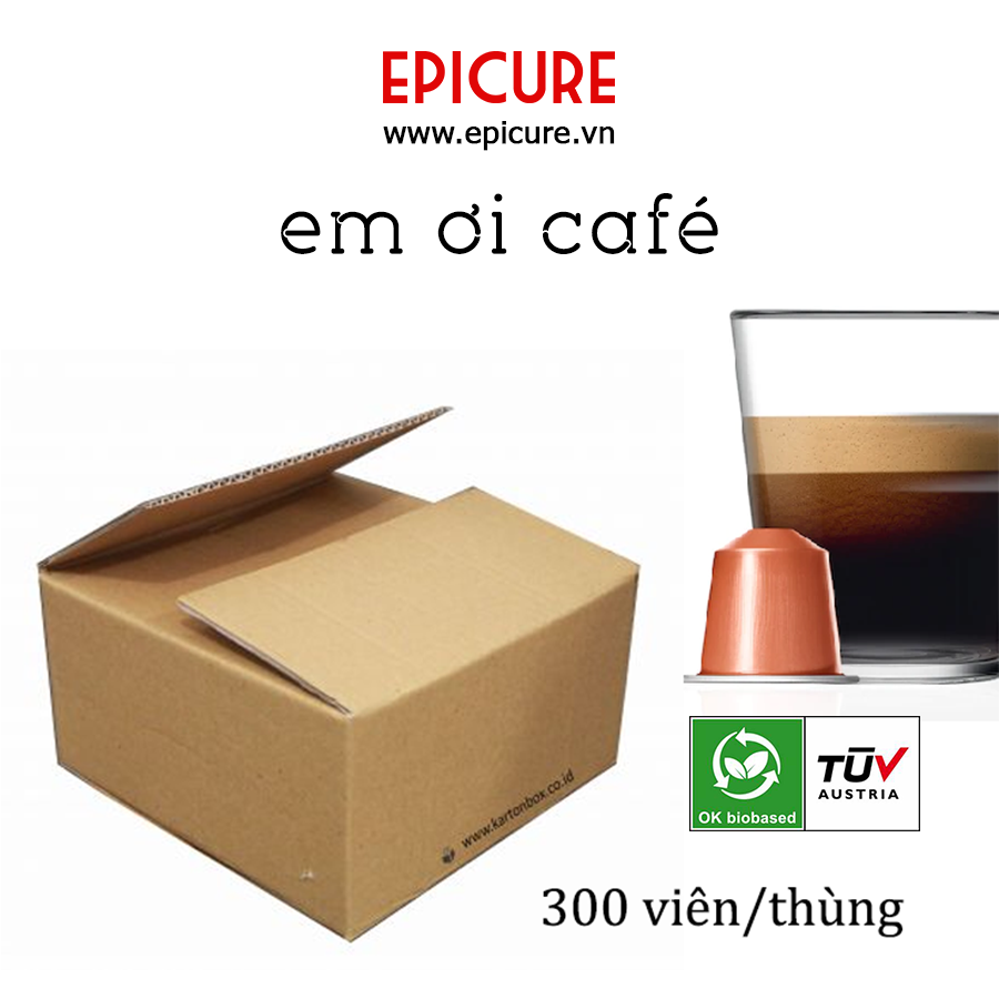 Cà phê viên Em ơi cafe - French Roast (300 viên/thùng)