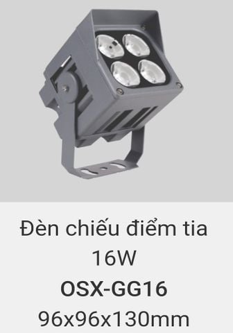  Đèn led chiếu điểm rọi cây, rọi mặt dựng tòa nhà ngoài trời chống nước IP65 vinaled 16w OSX GG16 