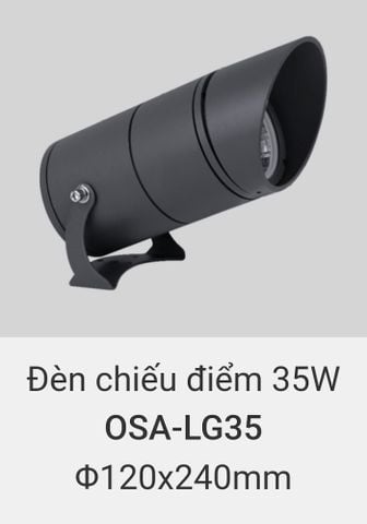  Đèn led chiếu điểm rọi cây, rọi mặt dựng tòa nhà ngoài trời chống nước IP65 vinaled 35w OSA LG35 