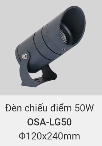  Đèn led chiếu điểm rọi cây, rọi mặt dựng tòa nhà ngoài trời chống nước IP65 vinaled 50w OSA LG50 