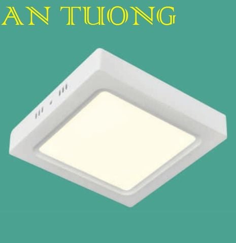  đèn led ốp trần ban công vuông 18w, ốp nổi ban công 18w ánh sáng 3 màu, 3 chế độ, đổi màu 