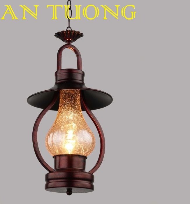 đèn thả chao đơn trang trí quán cafe, quán ăn, nhà hàng, quầy bar, quầy pha chế 01