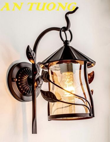  đèn treo tường trang trí ngoài trời hắt sáng tường trang trí đẹp, hiện đại 052 