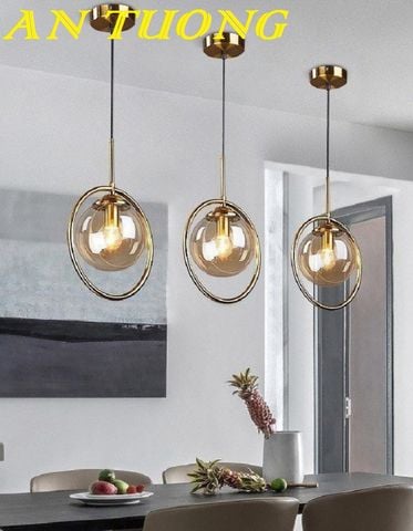  đèn thả bàn ăn 3 bóng decor trang trí phòng ăn, bàn bếp đẹp hiện đại 0196 