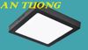đèn trần ban công hiên nhà, lối đi hành lang vuông viền đen / viền gỗ 12w, 18w, 24w