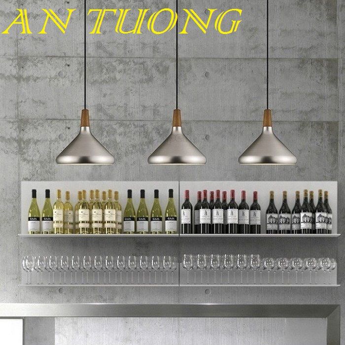 đèn treo thả trần trang trí phòng bếp đẹp, bàn đảo, quầy bar phòng ăn, bàn ăn đẹp hiện đại 06