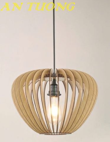 đèn gỗ treo thả trần trang trí bàn ăn, quầy bar, bàn đảo bếp, phòng bếp, nhà hàng, quán ăn, quán cafe 003 
