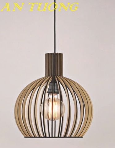  đèn gỗ treo thả trần trang trí bàn ăn, quầy bar, bàn đảo bếp, phòng bếp, nhà hàng, quán ăn, quán cafe 005 
