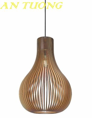  đèn gỗ treo thả trần trang trí bàn ăn, quầy bar, bàn đảo bếp, phòng bếp, nhà hàng, quán ăn, quán cafe 006 