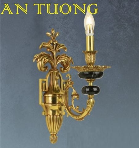  đèn tường đồng nến cổ điển trang trí cổ điển gắn tường cầu thang, lối đi hành lang cầu thang nhà cổ điển, biệt thự cổ điển 014 