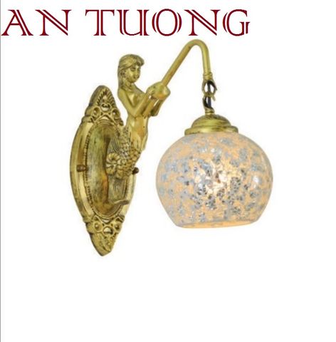  đèn tường cổ điển trang trí cổ điển gắn tường cầu thang, lối đi hành lang cầu thang nhà cổ điển, biệt thự cổ điển 029 