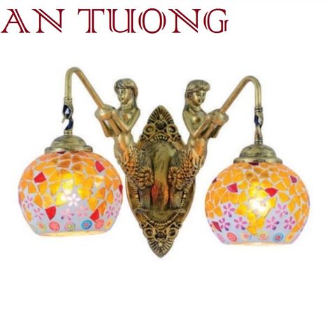  đèn tường cổ điển trang trí cổ điển gắn tường cầu thang, lối đi hành lang cầu thang nhà cổ điển, biệt thự cổ điển 030 