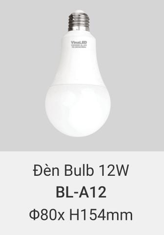  Bóng đèn led vinaled 12w BL A12 