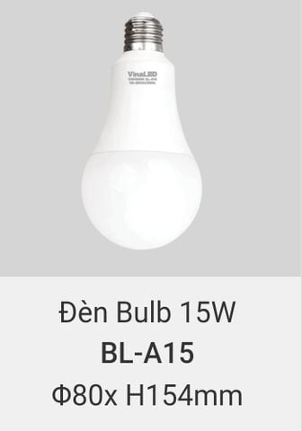  Bóng đèn led vinaled 15w BL A15 