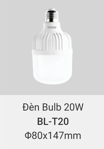  Bóng đèn led vinaled 20w BL T20 