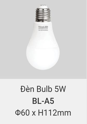  Bóng đèn led vinaled 5w BL A5 