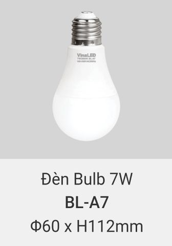  Bóng đèn led vinaled 7w BL A7 