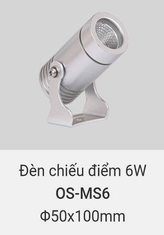  Đèn led chiếu điểm rọi cây, rọi mặt dựng tòa nhà ngoài trời chống nước IP65 vinaled 6w OS MS6 