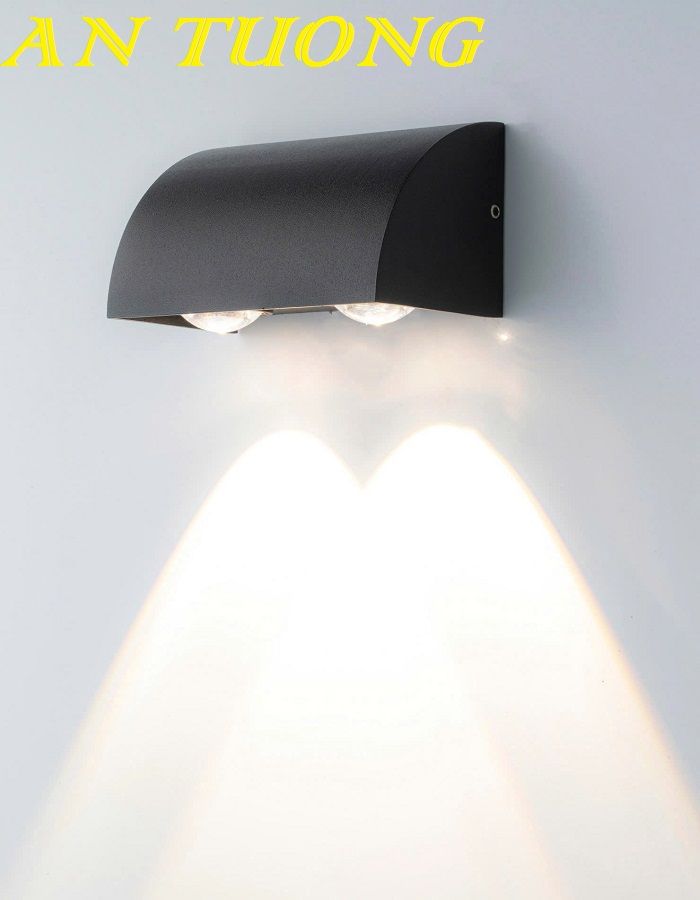 đèn hắt tường LED 2 tia trang trí ngoài trời chống nước 011
