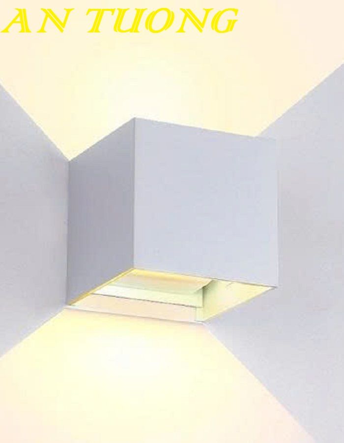 đèn hắt tường LED trang trí ngoài trời chống nước 049 vỏ trắng