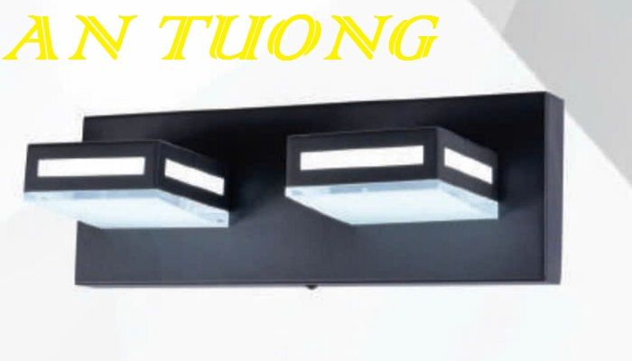 đèn rọi tranh, soi tranh 2 bóng treo vách tường trang trí 0014