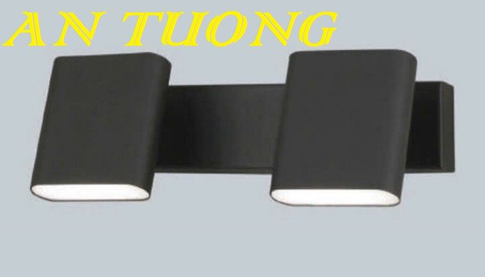 đèn rọi tranh, soi tranh 2 bóng treo vách tường trang trí 0015