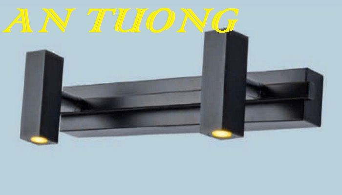 đèn rọi tranh, soi tranh 2 bóng treo vách tường trang trí 0018