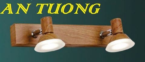  đèn rọi tranh, soi tranh 2 bóng treo vách tường trang trí 0035 