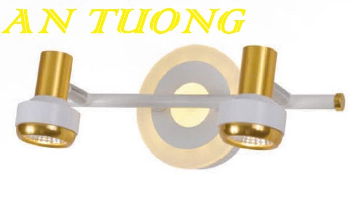 đèn rọi tranh, soi tranh 2 bóng treo vách tường trang trí 0042