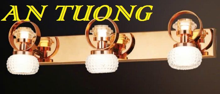đèn rọi tranh, soi tranh 3 bóng treo vách tường trang trí 0014