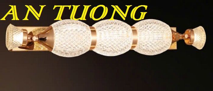 đèn rọi tranh, soi tranh 3 bóng treo vách tường trang trí 0015