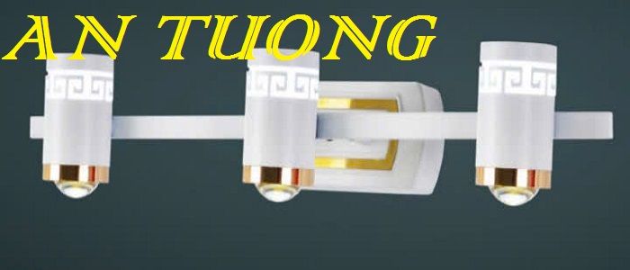 đèn rọi tranh, soi tranh 3 bóng treo vách tường trang trí 0017