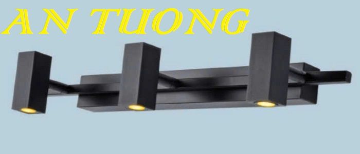 đèn rọi tranh, soi tranh 3 bóng treo vách tường trang trí 0021