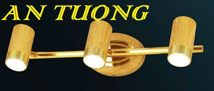 đèn rọi tranh, soi tranh 3 bóng treo vách tường trang trí 0022