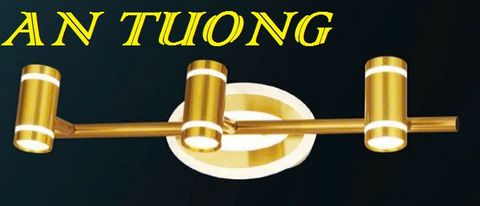  đèn rọi tranh, soi tranh 3 bóng treo vách tường trang trí 0024 
