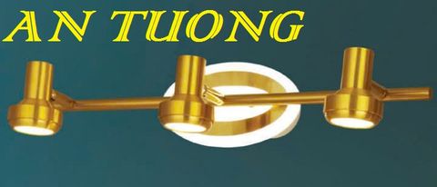  đèn rọi tranh, soi tranh 3 bóng treo vách tường trang trí 0025 