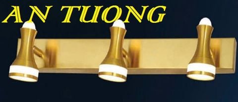 đèn rọi tranh, soi tranh 3 bóng treo vách tường trang trí 0027 