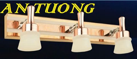  đèn rọi tranh, soi tranh 3 bóng treo vách tường trang trí 0030 
