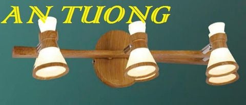  đèn rọi tranh, soi tranh 3 bóng treo vách tường trang trí 0034 