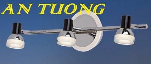 đèn rọi tranh, soi tranh 3 bóng treo vách tường trang trí 0037 