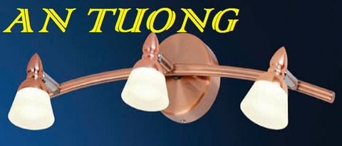  đèn rọi tranh, soi tranh 3 bóng treo vách tường trang trí 0042 